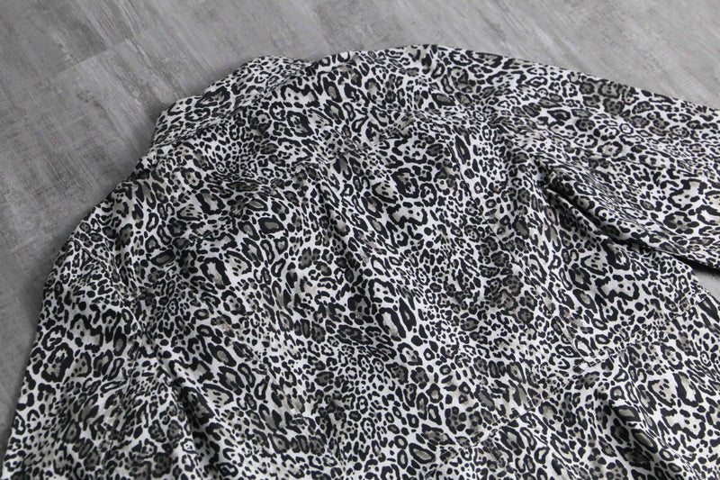 1990s CHICO'S leopard tracker jacket