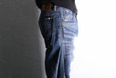 ''Re:make'' embroidery flare denim pants