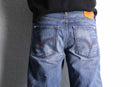''Re:make'' embroidery flare denim pants