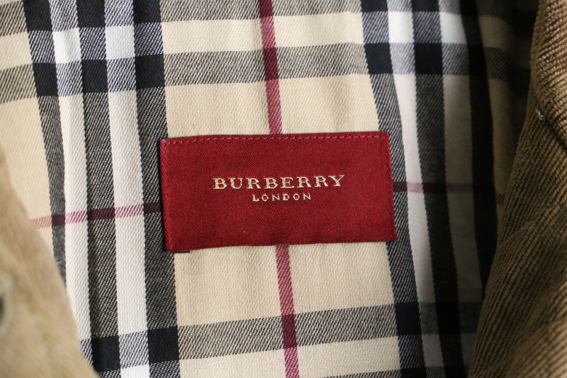 00’s “Burberry” corduroy coverall jacket