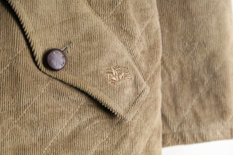 00’s “Burberry” corduroy coverall jacket