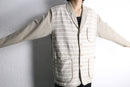 ivory knit switch light jacket