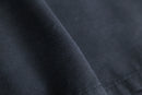 “JORDAN” black open collar shirt