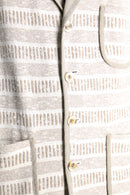 ivory knit switch light jacket
