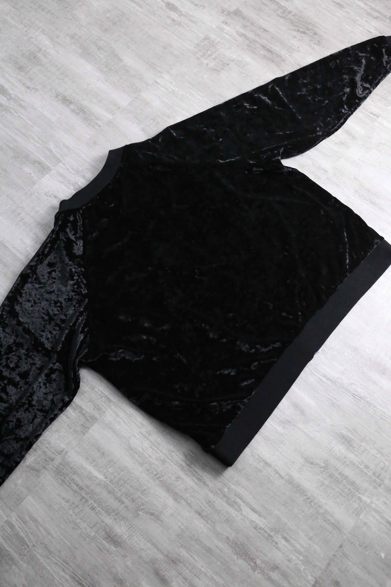 2000s I.N.C crash velour blouson