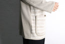 ivory knit switch light jacket
