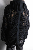 “Re:make” bleach design layered BORO custom hoodie