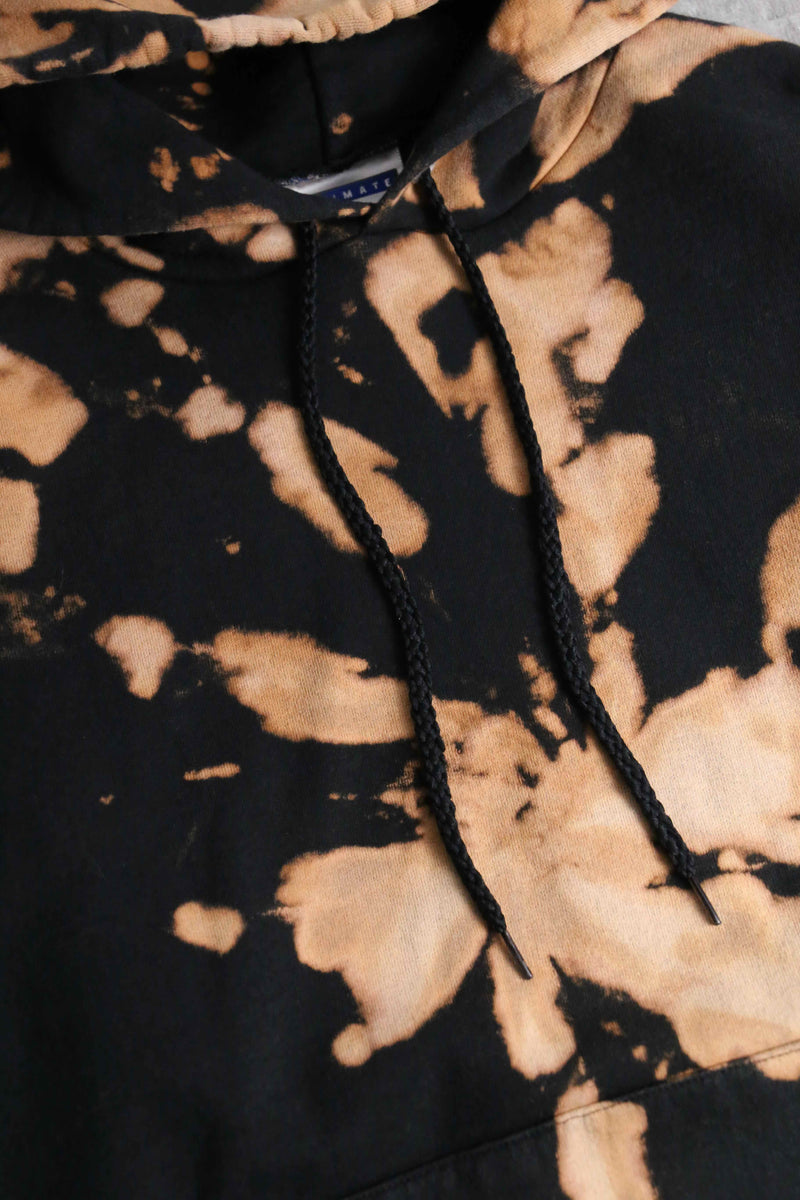 2000s bleached hoodie body by Hanes