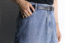 00's "tommy hilfiger" faded light blue wide tapered denim pants