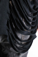 “Re:make” bleach design layered BORO custom hoodie