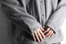 gray color polyester work jacket