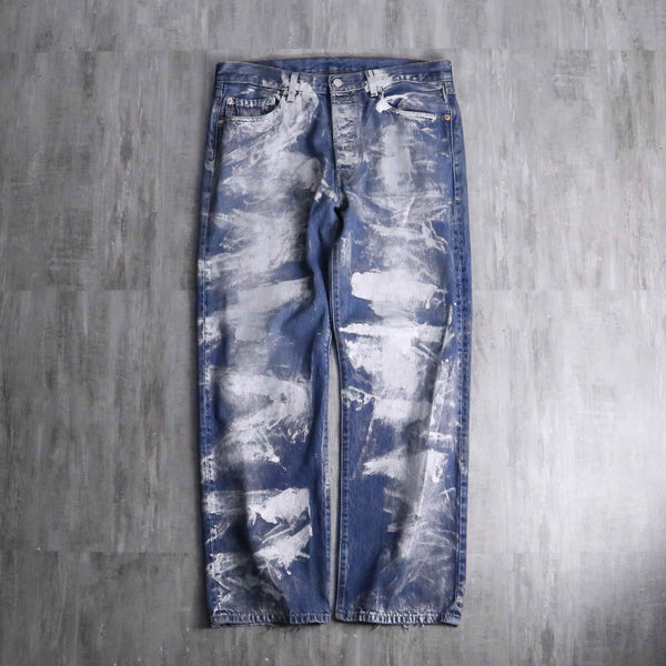 2000s Levi's 501 painted denim pants