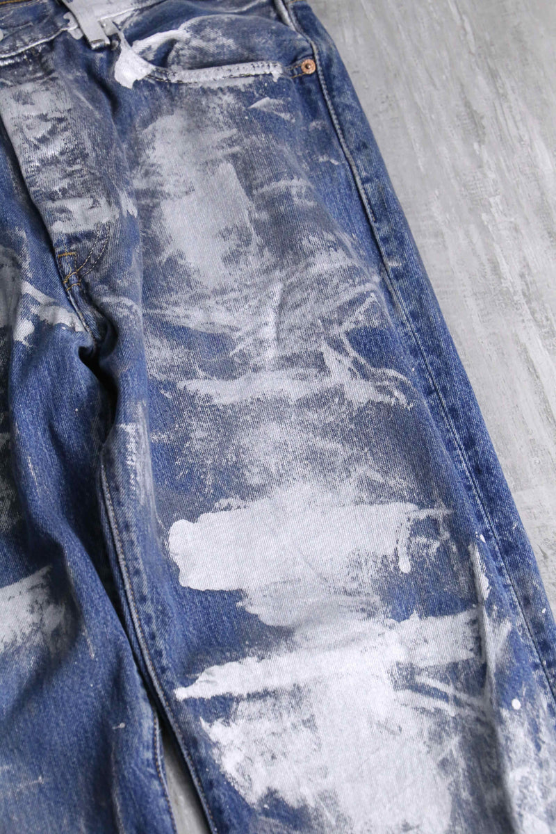 2000s Levi's 501 painted denim pants
