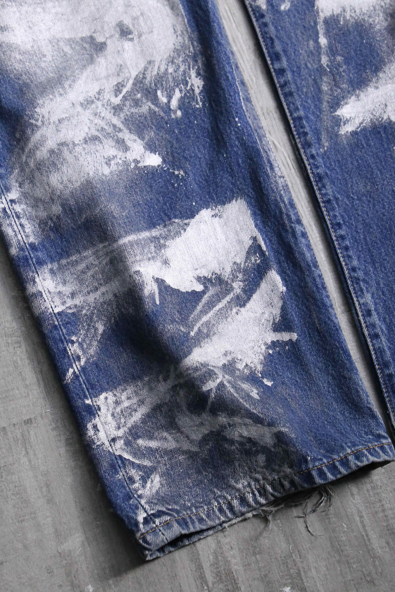 2000s Levi's 501 painted denim pants