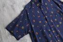“HERNO” total pattern cupro H/S shirt