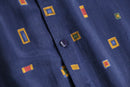 “HERNO” total pattern cupro H/S shirt
