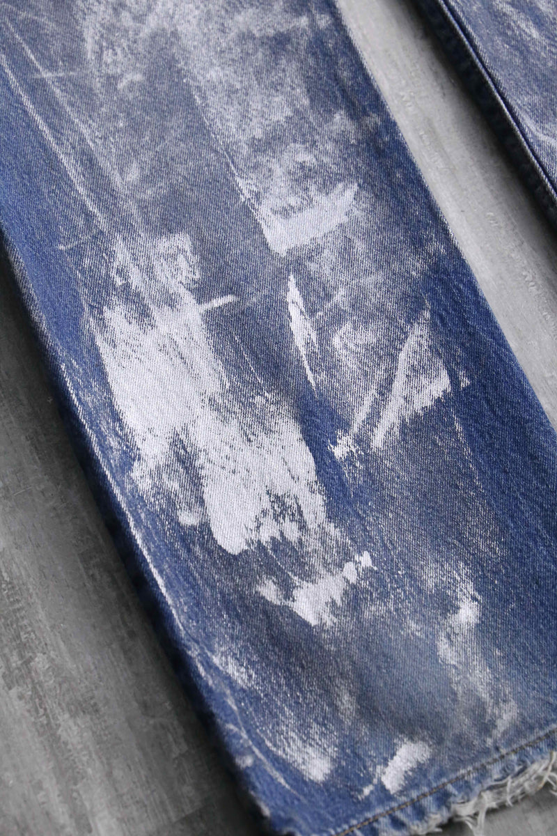 2000s Levi's 501 painted denim pants
