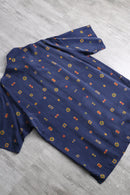 “HERNO” total pattern cupro H/S shirt
