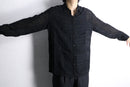 90's "chico's" black design sheer shirt