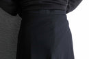 black sheer layered long skirts