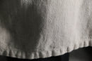 linen 100% shawl collar long gown coat