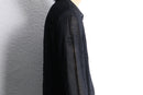 90's "chico's" black design sheer shirt