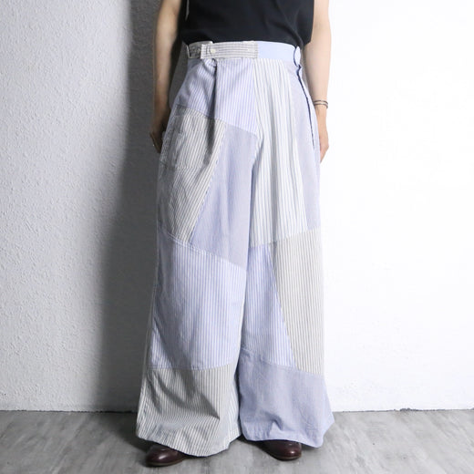 "Re:make" shirts docking wide pants