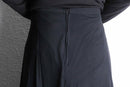 black sheer layered long skirts