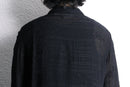 90's "chico's" black design sheer shirt
