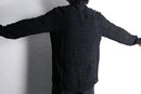 90's "chico's" black design sheer shirt