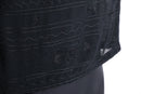 90's "chico's" black design sheer shirt