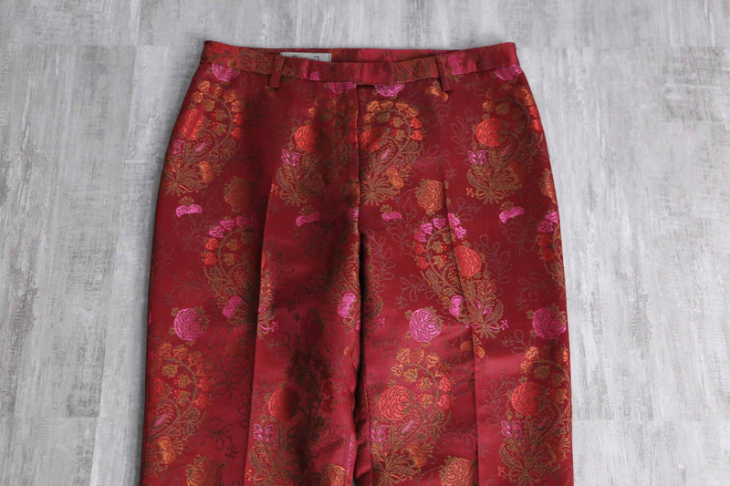 red base gobelin china pants