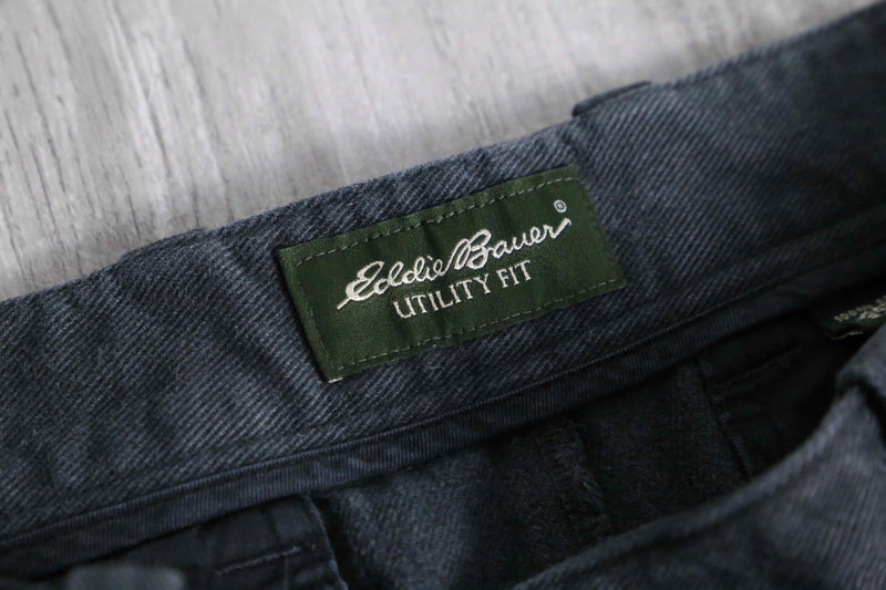 1990-00s Eddie Bauer easy denim cargo pants