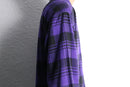 90's "GAP" purple check BD flannel shirt