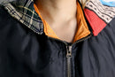 "Re:make" knit hoodie MA-1 flight jacket