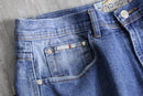 good aging denim short pants