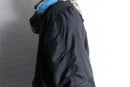 "Re:make" knit hoodie MA-1 flight jacket