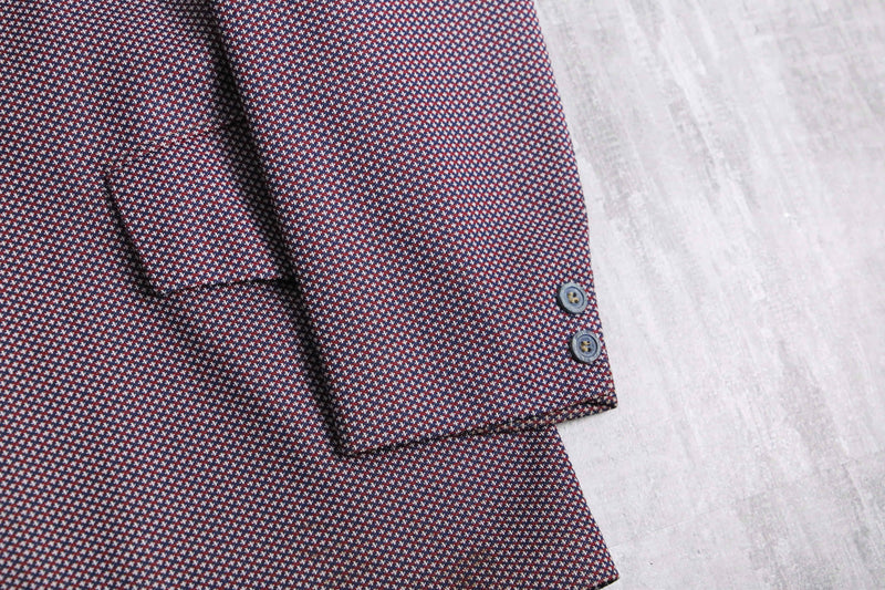 70’s mix color poly tailored jacket