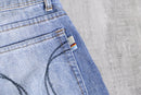 good aging denim short pants