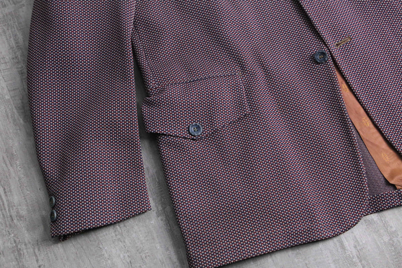 70’s mix color poly tailored jacket