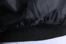"Re:make" knit hoodie MA-1 flight jacket