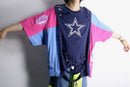 ''Re:make''multicolored boro Tee