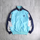 “adidas” pale blue nylon track jacket