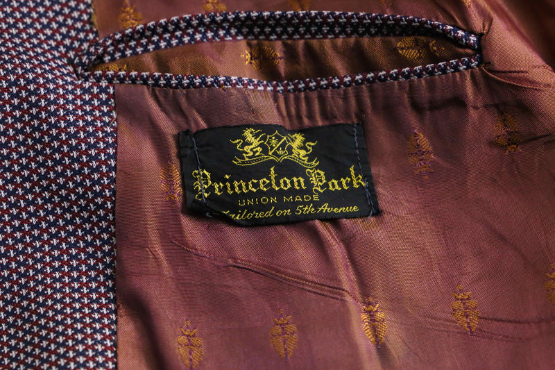 70’s mix color poly tailored jacket