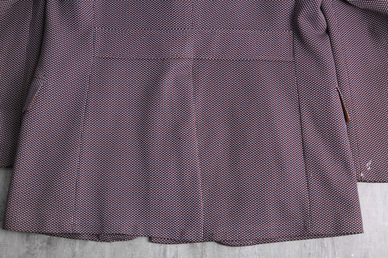 70’s mix color poly tailored jacket