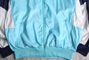 “adidas” pale blue nylon track jacket