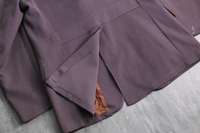 70’s mix color poly tailored jacket