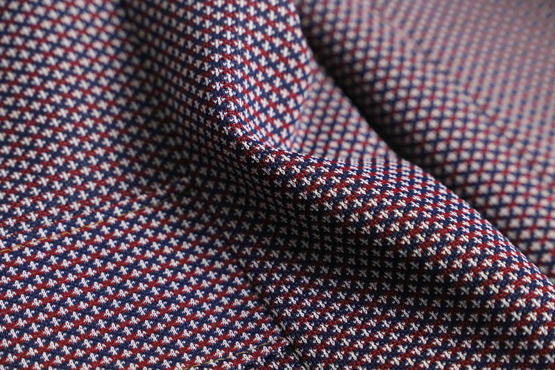 70’s mix color poly tailored jacket