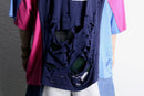 ''Re:make''multicolored boro Tee