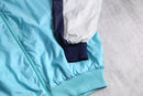 “adidas” pale blue nylon track jacket
